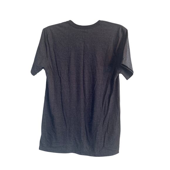 NWT Dark Gray Graphic T Shirt with TIM on Front Crew Neck Men's Size Small - Picture 3 of 5